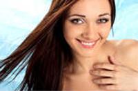 Le soin de cheveux incline et conseille